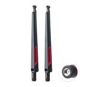 SJZG-Antenne Wifi Rpsma Double Bande 2.4G/5.8Ghz 13Dbi Omnidirectionnelle Compatible Routeurs Asus/D-Link, Mini Pcie, Usb Wifi, Caméras Ip, Drones Fpv (2 Pièces)