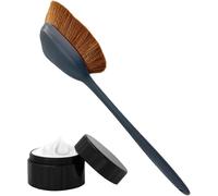 Sjzg-Applicateur Autobronzant Dos, Appareil À Crème Dorsal, Pinceau Corps Long Manche Réutilisable Pour Bronzage Contour Fond De Teint Liquide