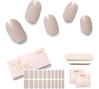 Sjzg-Autocollant Ongle Gel Uv 20pcs Faux Ongles Autocollants Adhesif Semi-Durci Vernis Autocollant Ongles Uv Pour Nail Art,Dove