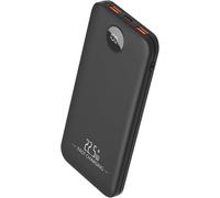 Sjzg-Batterie Externe Fine, 10 000 Mah 22,5 W, Charge Rapide, Usb C, 3 Sorties, Chargeur Portable Léger Compatible Avec Iphone 16, 15, 14, Ipad, Et Plus Encore (Noir)