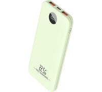 Sjzg-Batterie Externe Fine, 10 000 Mah 22,5 W, Charge Rapide, Usb C, 3 Sorties, Chargeur Portable Léger Compatible Avec Iphone 16, 15, 14, Ipad, Et Plus Encore (Vert)