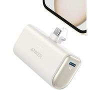 Sjzg-Batterie Externe Nano 5000 Mah 22,5 W, Connecteur Usb-C Pliable Intégré, Compatible Avec Iphone 16 Pro Max/15/14, Samsung S22/23, Note20/10, Huawei, Ipad Pro/Air, Airpods Et Plus Encore (Noir)