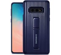 Sjzg-Beetlecase Coque Renforcee Avec Fonction Stand Bleu Marine Galaxy S 10 E