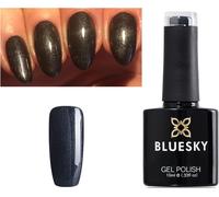 Sjzg-Blue Sky 80540 Ouvertement Onyx Gris Foncé Shimmer Vernis À Ongles Gel Uv Led Soak Off 10 Ml Plus 2 Homebeautyforyou Brillance Lingettes