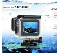 SJZG-Boîtier Étanche Pour Gopro Hero 7 Black, Hero 5 6 Black, Hero (2018) - 45M Sous-Marine Protection Plongée Boîtier Coque Pour Gopro Hero7 Hero6 Hero5 Caméra Avec Support Accessoires