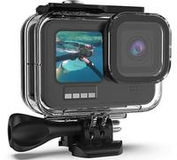 SJZG-Boîtier Étanche Pour Gopro Hero12/11/10/9 Noir, Plastique Translucide, Étanche Jusqu'À 60M, Montage À Dégagement Rapide, Protection Complète Pour Divers Sports De Plein Air