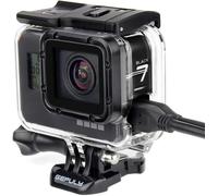 SJZG-Boîtier Squelette Pour Hero 2018/7/6/5 Noir \U2013 Boîtier Ouvert Sur Le Côté Gopro Avec Port Usb Pour Enregistrement/Streaming En Direct