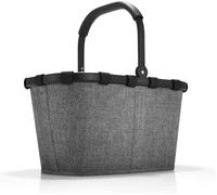 Sjzg-Carrybag Frame - Cabas Courses Avec Cadre Aluminium Stable, Poignée Rabattable, Poche Intérieure Zippée, Pliable, Capacité 22l, Polyester De Haute Qualité, Déperlant, En Twist Silver