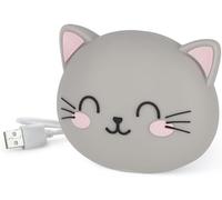 Sjzg-- Chargeur Portable, My Super Power, Batterie Rechargeable, Câble Usb Type C Inclus, Banque D'énergie Portable, 13 X 13 X 5,5 Cm, Kitty