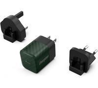 Sjzg-- Chargeur Rapide Usb-C 20w - Sans Câble - 3 Prises Incluses (Eu/Us/Uk) - Vert