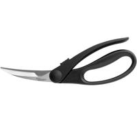 SJZG-Cisaille À Volaille À Lames Striées Et Incurvées, Acier Inoxydable, Longueur: 23 Cm, Noir/Acier, Essential, 1023819