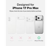 Sjzg-Coque Compatible Avec Iphone 17 Pro Max Case Accessoires [Fusion Magnetic] Magnétique Transparente Clear Ultra Fine Solide Rigide Back Souple Bumper Antichoc Protection Étui - Magnetic Clear