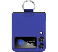 Sjzg-Coque Etui Pour Samsung Galaxy Z Flip3 / Samsung Galaxy Flip 3 2021 (6.7") Housse Avec Anneau En Metal - Bleu Klein.