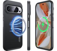Sjzg-Coque Magnétique Puissante Pour Google Pixel 9 Pro Xl Compatible Avec Magsafe [Mise À Niveau 2024] [Double Couche Très Résistante] [Résistante Aux Chocs] Coque Robuste Pour Google Pixel 9 Pro Xl