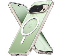 Sjzg-Coque Pour Google Pixel 10 Pro/Pixel 10 Case Accessoires [Fusion Magnetic] Compatible Avec Magsafe/Pixelsnap Magnétique Transparente Ultra Fine Back Souple Bumper Étui Antichoc Protection