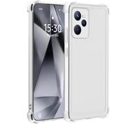 Sjzg-Coque Pour Realme C35 - Étui Mat Translucide En Silicone Souple Tpu Antichoc Avec Coins Renforcés Et Anti-Traces De Doigt - Blanc