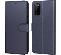Sjzg-Coque Pour Samsung Galaxy S20 Fe Fan Edition, Etui Protection Housse Premium En Cuir Pu,Pochette Fermeture Magnétique,Flip Case Compatible Avec (Samsung S20 Fe 4g / 5g, Book Bleu)