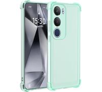 Sjzg-Coque Pour Vivo Y19s 4g - Étui Mat Translucide En Silicone Souple Tpu Antichoc Avec Coins Renforcés Et Anti-Traces De Doigt - Vert