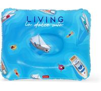 SJZG-- Coussin De Plage Gonflable, Coussin Confortable Et Ultraléger Pour La Plage, La Piscine Et Le Camping, Diamètre 40 Cm, Bleu