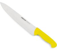 SJZG-Couteau De Chef Professionnel - Lame Acier Inoxydable Nitrum 30 Cm - Durabilité Et Coupe Supérieure - Série 2900 - Manche Polypropylène Jaune