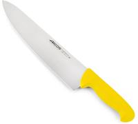 SJZG-Couteau De Chef Professionnel - Lame Acier Inoxydable Nitrum 30 Cm - Durabilité Et Coupe Supérieure - Manche Polypropylène Jaune - Série 2900
