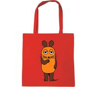 SJZG-® Die Sendung Mit Der Maus I La Souris I Sac En Coton I Imprimé I Avec Longues Poignées I Design Sous Licence