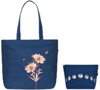 SJZG-Ecoright Umhängetasche Canvas Shopper Tasche Lässig Handtasche Groß Schultertasche Mit Innentasche Für Schule Arbeitstasche Damen Tasche