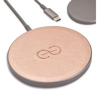 Sjzg-Empower Magnetic Wireless Charger Pad - Compatible Avec Magsafe Pour Iphone 16/15/14/13/12 & Qi-Certified Devices - Premium Vegan Leather [Rose]