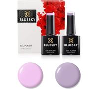 Sjzg-Ensemble De Vernis À Ongles Gel, 9e Anniversaire Set 12, 2 X 10 Ml, A090 Nude Stone, 80547 Cake Pop Pink, Purple, Pastel (Nécessite Un Durcissement Sous Lampe Led Uv)