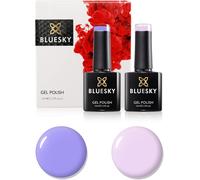 Sjzg-Ensemble De Vernis À Ongles Gel, 9e Anniversaire Set 2, 2 X 10 Ml, Noix De Satin Nd01, 80599 Wristeria Hazer, Violet, Rose, Lilas, Pastel (Besquilel (Nécessite Un Durcissement Sous Uv)