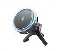 Sjzg-Essential Cryomax Magfit Qi2 15w Chargeur Magsafe Voiture Pour Grille D¿Aération [Câble Inclus] Chargeur Voiture Sans Fil Avec Refroidissement, Éclairage Led, Compatible Avec Iphone 17 16 15 14