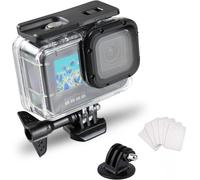 SJZG-Étui Étanche Pour Gopro Hero 13 12 11 10 9 Accessoires De Plongée Sous-Marine 50 M Coque De Protection Pour Caméra D'Action Go Pro Hero12 Avec Support Accessoires