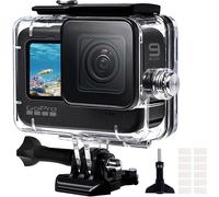 SJZG-Étui Étanche Pour Gopro Hero 9/10/11/12/13 Black, Coque De Protection Pour La Plongée Sous-Marine 196Ft/60M Avec Conception À Double Boucle, Cadre De Protection Pour La Gopro 9/10/11/12/13