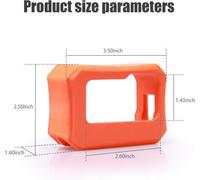 SJZG-Floaty Coque Pour Gopro 11 Hero10 Hero 9 ¿ Float Boîtier Pour Appareil Photo ¿ Accessoire Flottant Anti-Fuite ¿ Orange
