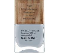 Sjzg-- Fresh Air Don`T Care Plant Power Vernis À Ongles - 73% Plant Based, 100% Vegan & Non Testé Sur Les Animaux - Manucure Parfaite, Gris Doux - Nail Art Écologique