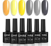 Sjzg-Gel Vernis À Ongles Ultimate Grey Illuminating Yellow Set Couleur De L'année 2021 7.5 Ml Soak Off Uv Led Cure Pour Nail Art Manucure Pédicure