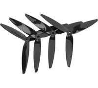 Sjzg-Hélice À Trois Pales, 4 Pièces 7040 Fpv, Ensemble D'hélices Avec 3 Pales Pour Drone De Course Fpv Rc De 7 Pouces Et 8 Pouces (Black)-Kalanka Noir
