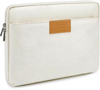 SJZG-Housse Antichoc Pour Ordinateur Portable 15-16 Pouces, Compatible Avec 16,2 Pouces Macbook Pro 16, 15,3 Pouces Macbook Air 15 M4/M3/M2 2025-2023, Xps 16, 16 Pouces Chromebook, Meringue
