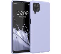 Sjzg-Housse Compatible Avec Samsung Galaxy A12 Coque - Housse De Téléphone Protection Souple En Silicone - Violet Pastel