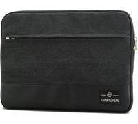 SJZG-Housse Ordinateur Portable 15-15,6 Pouces Anthracite-Noir Sac En Toile Pour Pc Portable 15"" Dell Hp Samsung Acer Asus Lenovo & Plus - Pochette Pour Notebook 15"" En Toile De Coton