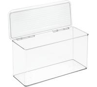 Sjzg-Idesign Idesign Cabinet/Kitchen Binz Boite De Rangement, Organisateur Cuisine Empilable En Plastique, Boite Conservation Avec Couvercle, Transparent