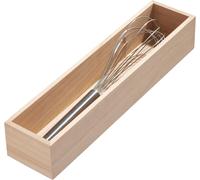 SJZG-Idesign Range-Couverts Pour La Cuisine, Organisateur Cuisine En Paulownia Pour Les Tiroirs Et Placards, Casier Range-Couverts Pour Les Tiroirs De Cuisine, Beige, Naturel