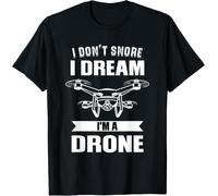 Sjzg-Je Ne Ronfle Pas Je Rêve Que Je Suis Un Pilote Drone Drone T-Shirt-Kalanka