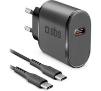 Sjzg-Kit Avec Chargeur Mural Usb C Et Câble Usb C De 1 M, Chargeur Mural Et Multiprise 15w Pour Téléphones Mobiles, Casques Tws, Smartwatch, Powerbank, Haut-Parleur, Kobo, Kindle