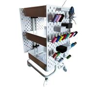 SJZG-Kit De Montage Pour Ikea Skådis Sur Råskog/Norråker / 2 Supports / Blanc / Petg Bio Plastique / Extra Stable / Accessoires Skadis