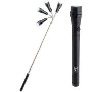 Sjzg-Lanterne De Travail Led Magnétique Extensible Strongman - Lanterne Longue Portée Pour Mécanicien, Maison Et Jardin - Couleur Noir Mat - Parfait Pour Le Cadeau