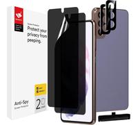 Sjzg-Lot De 2+2 Privacy Protecteur Écran Pour Samsung Galaxy S21 Plus, 6.7 Pouces Verre Trempé De Caméra Protecteur, Anti-Spy Film Tpu Flexible, Installation Facile