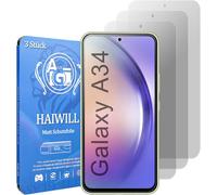 Sjzg-Lot De 3 Films De Protection D'écran Mats Pour Samsung Galaxy A34 5g Anti-Traces De Doigts Et Anti-Reflet 9h En Verre Trempé Mat Anti-Reflet Pour Samsung Galaxy A34 5g 6,6