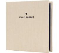 SJZG-Mini Album De Film À 100 Poches (64 X 90 Mm) Pour Le Film Instantané Fujifilm Instax Mini (54 X 86 Mm) / Papier Photo Polaroid Zink (50 X 76 Mm) / Papier Photo Kodak Zink (53 X 86 Mm) (Beige)