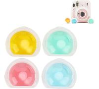 SJZG-Mini Close Up Couleur Lens Filter Set, Filtre Couleur Pour Fujifilm Instax Mini 11, Jaune Rouge Bleu Vert 4 Filtres Objectif Pour Appareil Photo Instantané, Accessoires De Caméra Pour Polaroid M